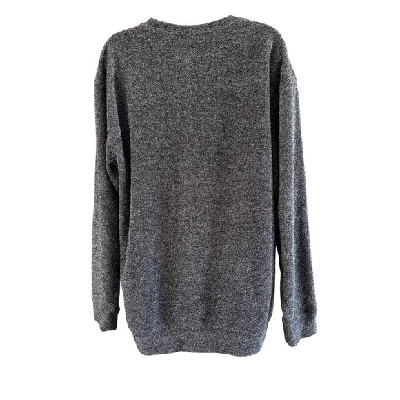 Varsity Spirit Falcons  Sweatshirt MD Black & Gray Crewneck Pullover - Picture 2 of 7